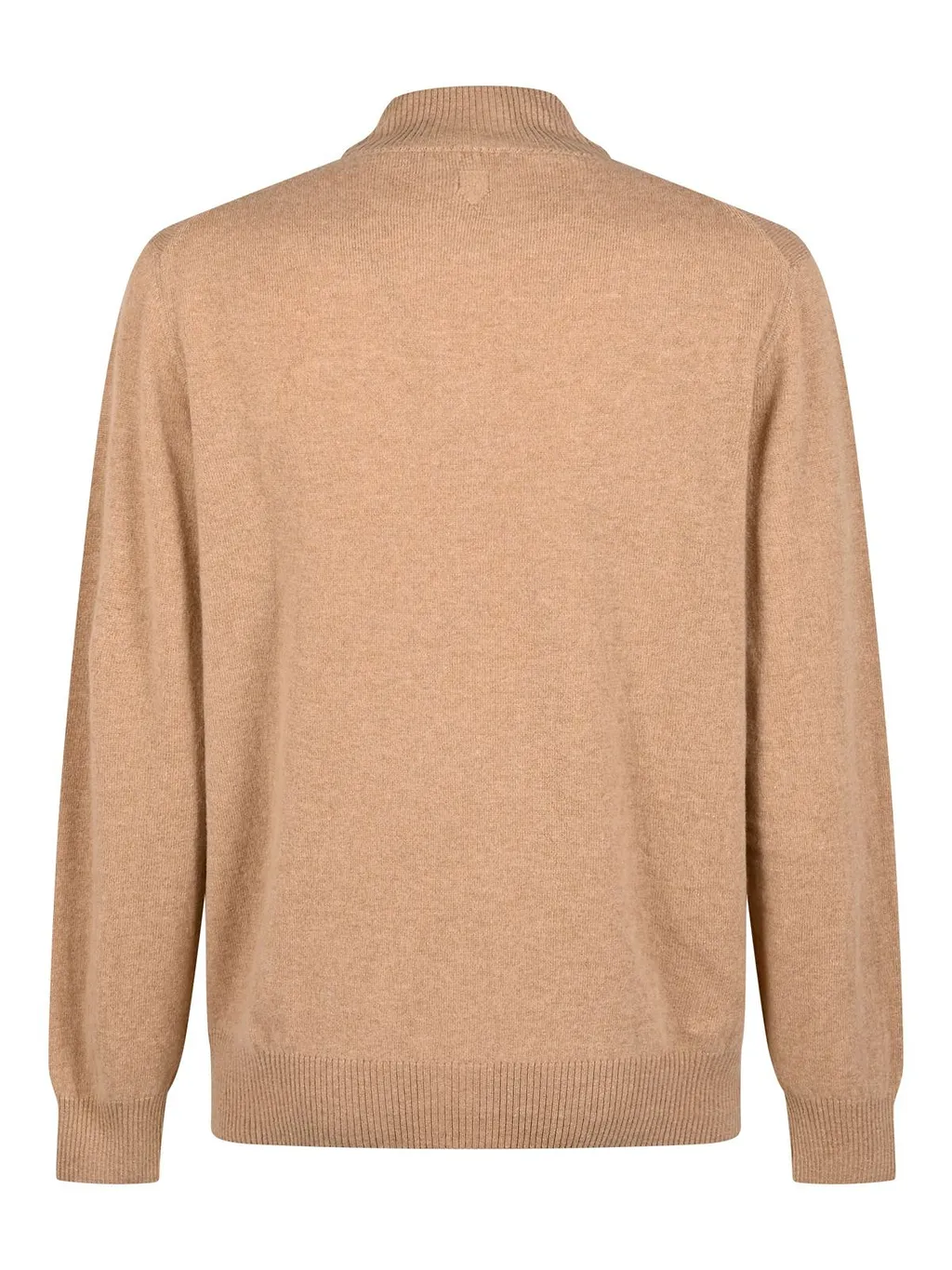 Canali Zip-Up Stand Collar Cardigan