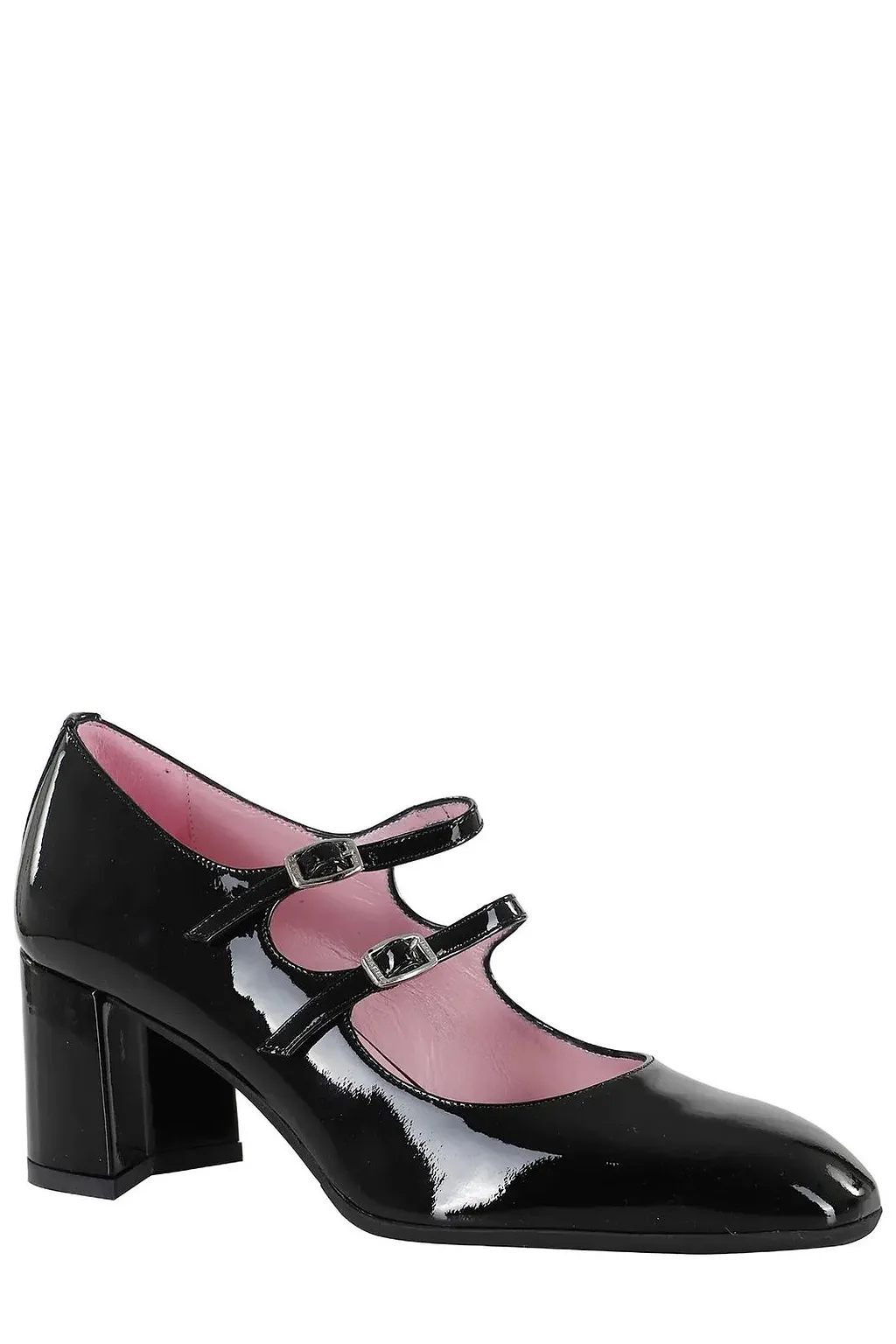 Carel Alice Double-Strap Heeled Pumps