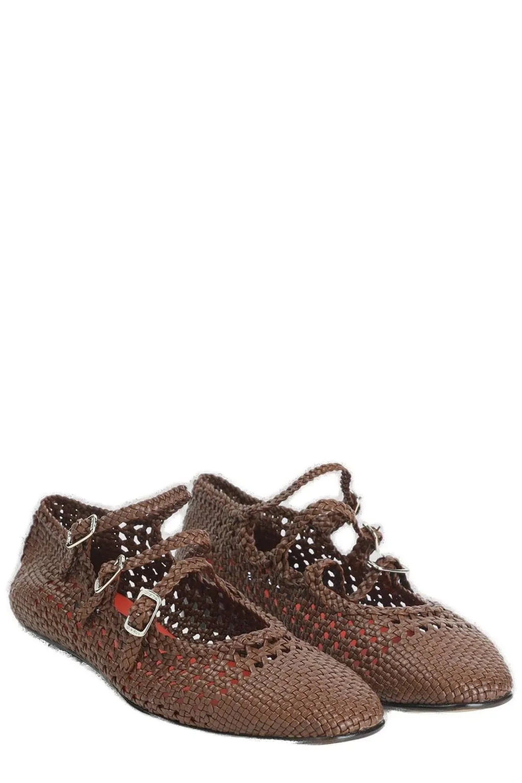 Carel Arianat Braided Strap Ballet Flats