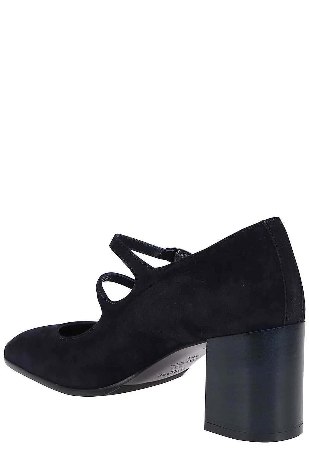 Carel Double Strap Block Heeled Pumps