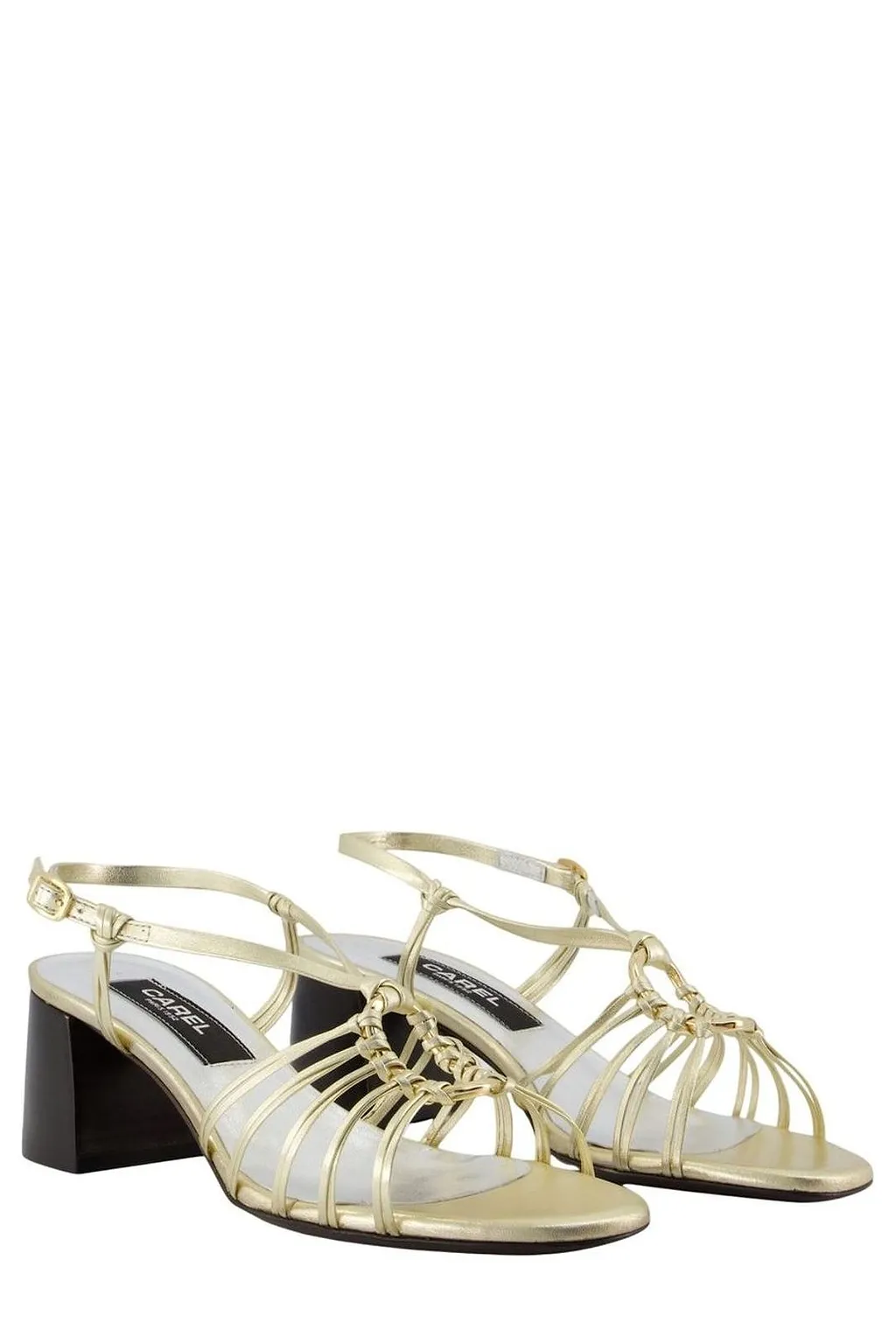 Carel Copacabana Strappy Block Heel Pumps