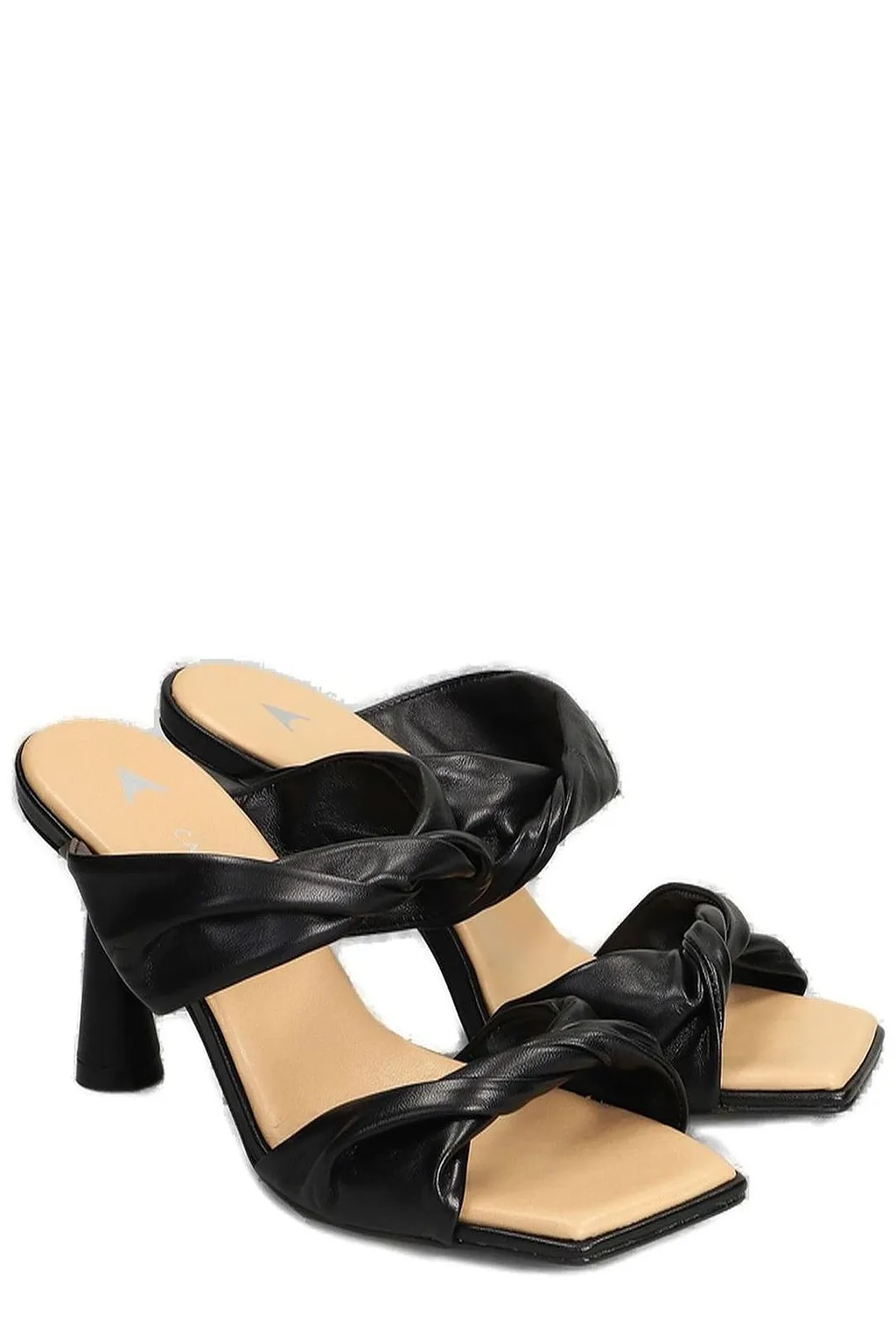 Carrano Twist Detailed Heeled Sandals