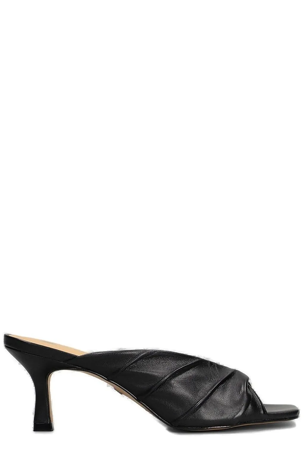 Carrano Twist Stiletto Heeled Open Mules