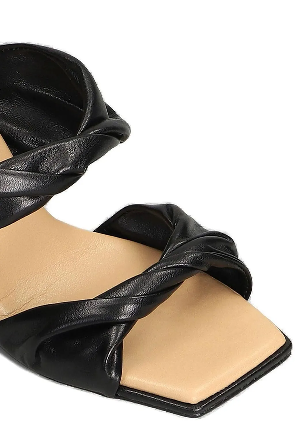 Carrano Twist Detailed Heeled Sandals