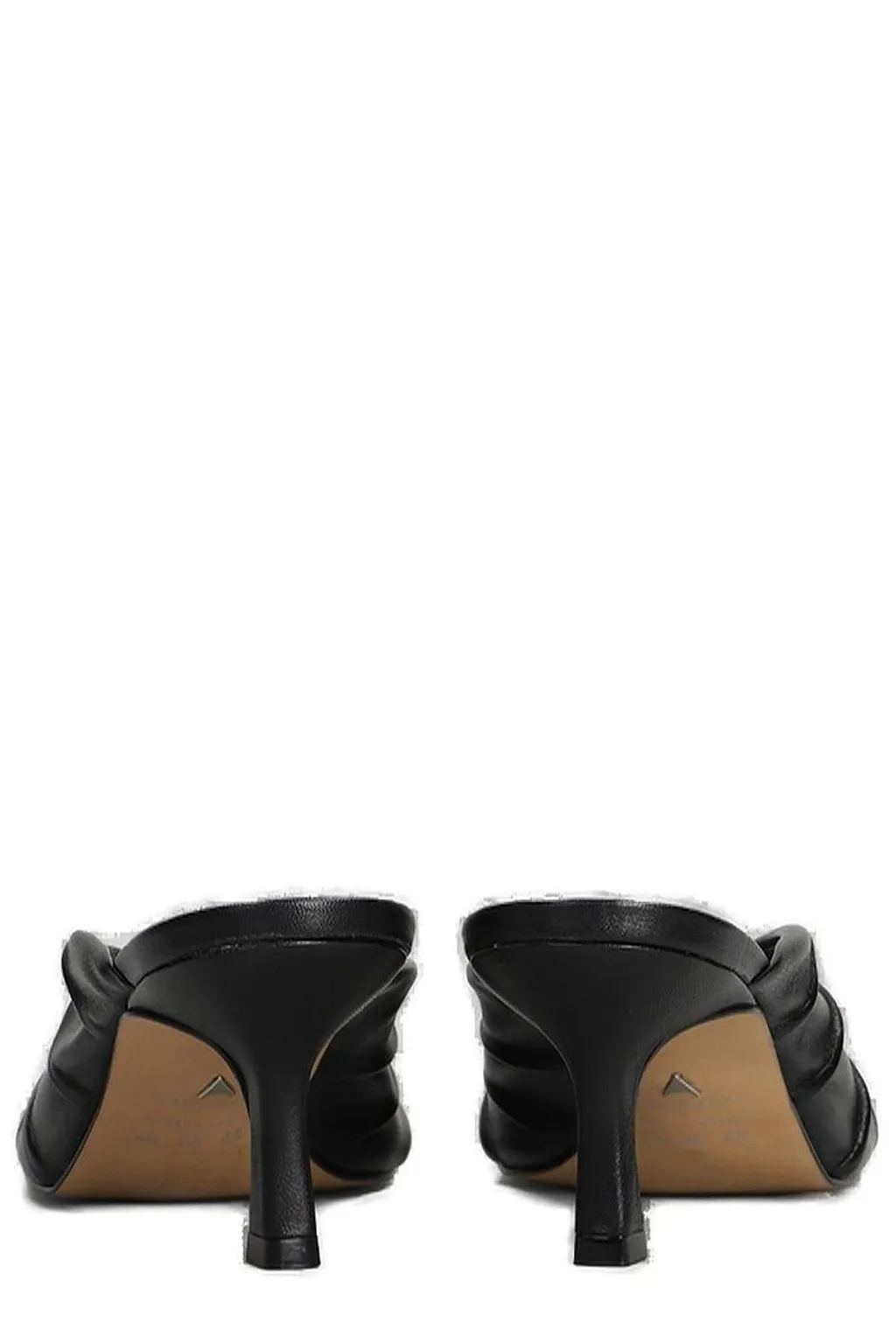 Carrano Twist Stiletto Heeled Open Mules