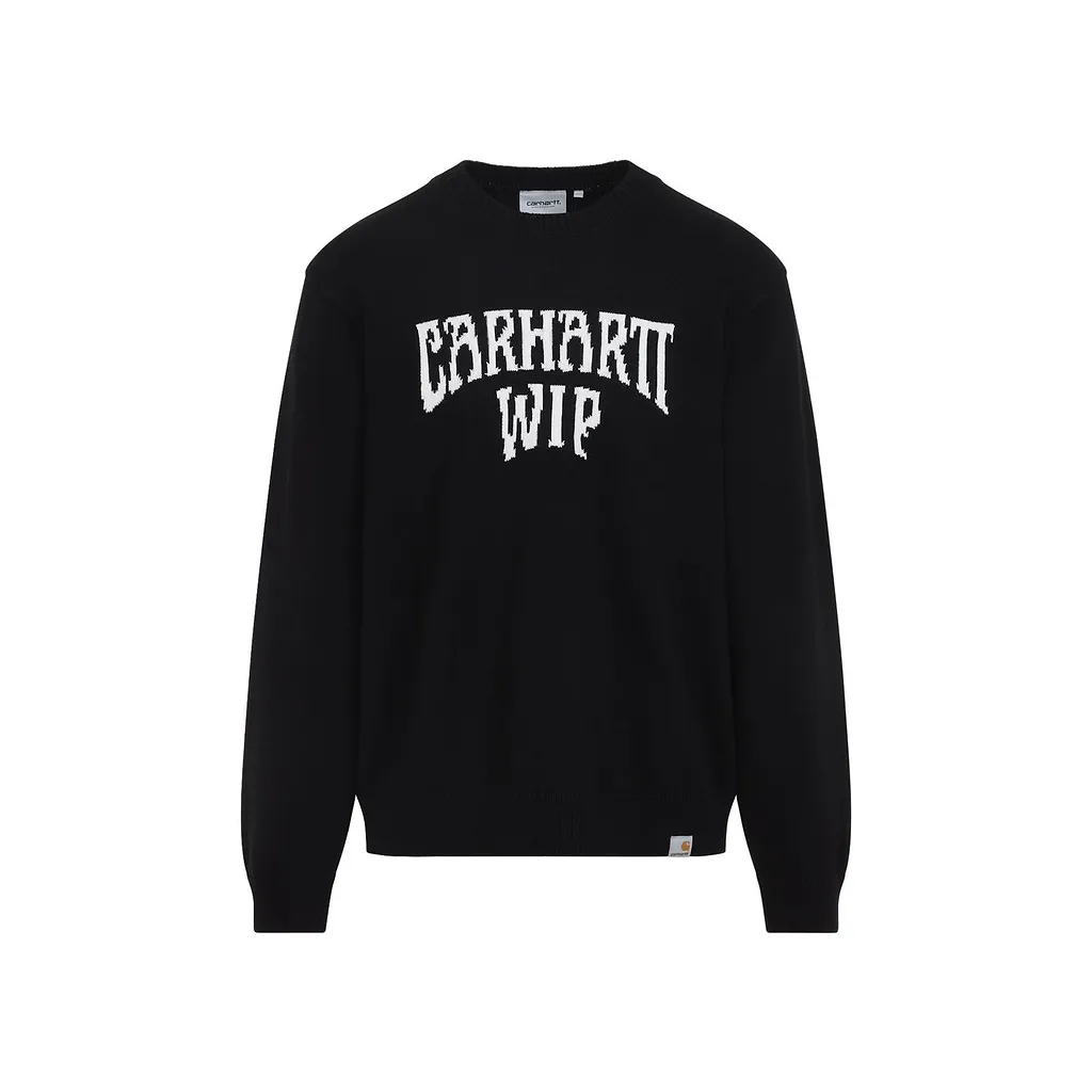 Carhartt Wip Logo Intarsia-Knit Crewneck Jumper