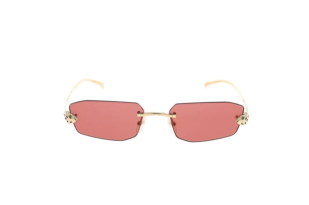 Cartier Rimless Oval Sunglasses