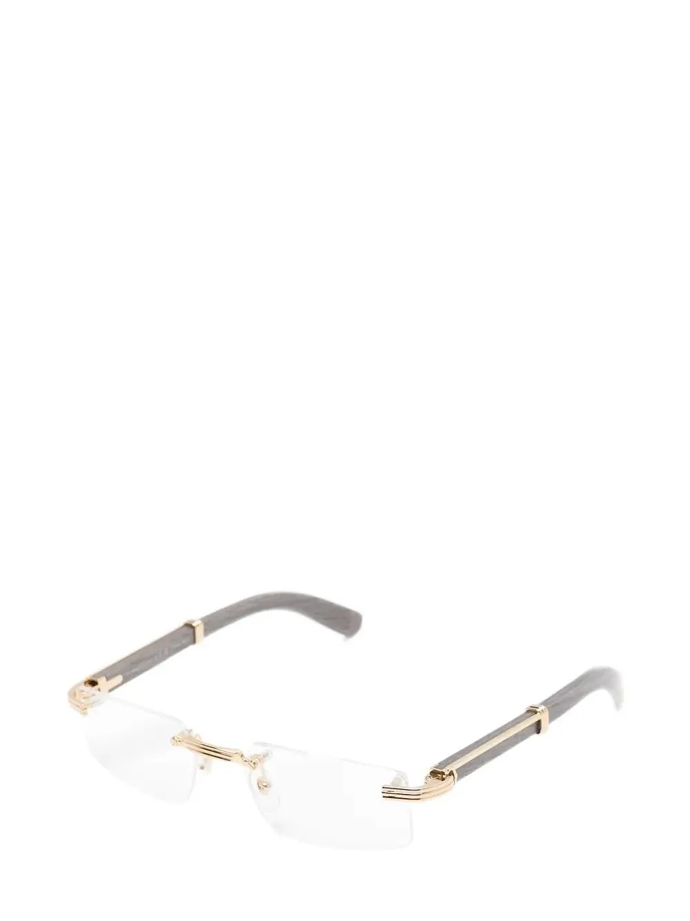 Cartier Rimless Rectangle Frame Glasses