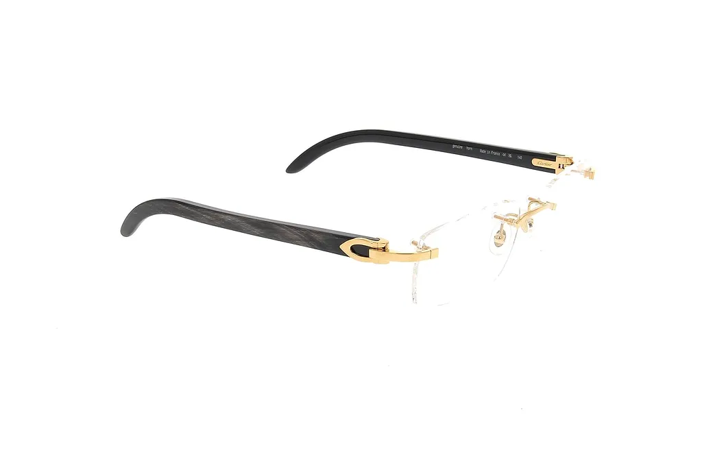 Cartier Rimless Rectangular Frame Glasses