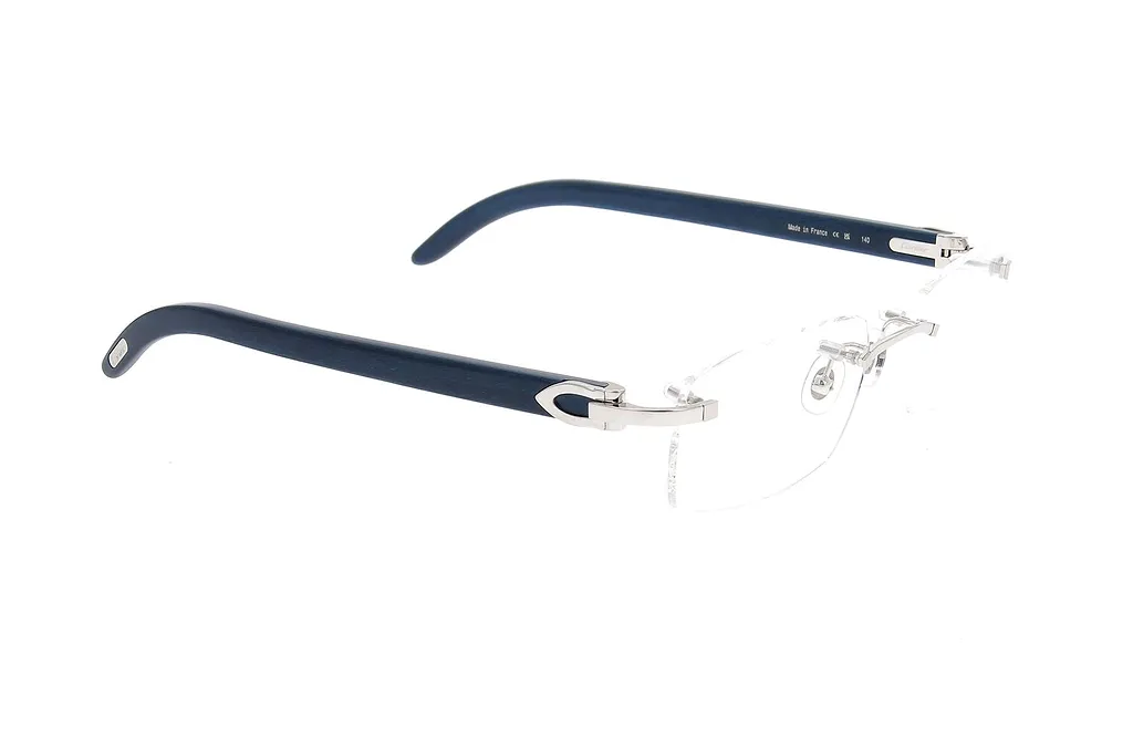 Cartier Rimless Rectangular Frame Glasses