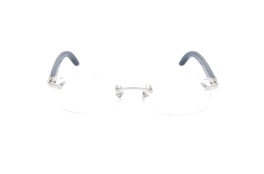 Cartier Rimless Rectangular Frame Glasses