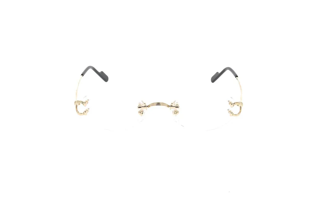 Cartier Rimless Rectangular Glasses
