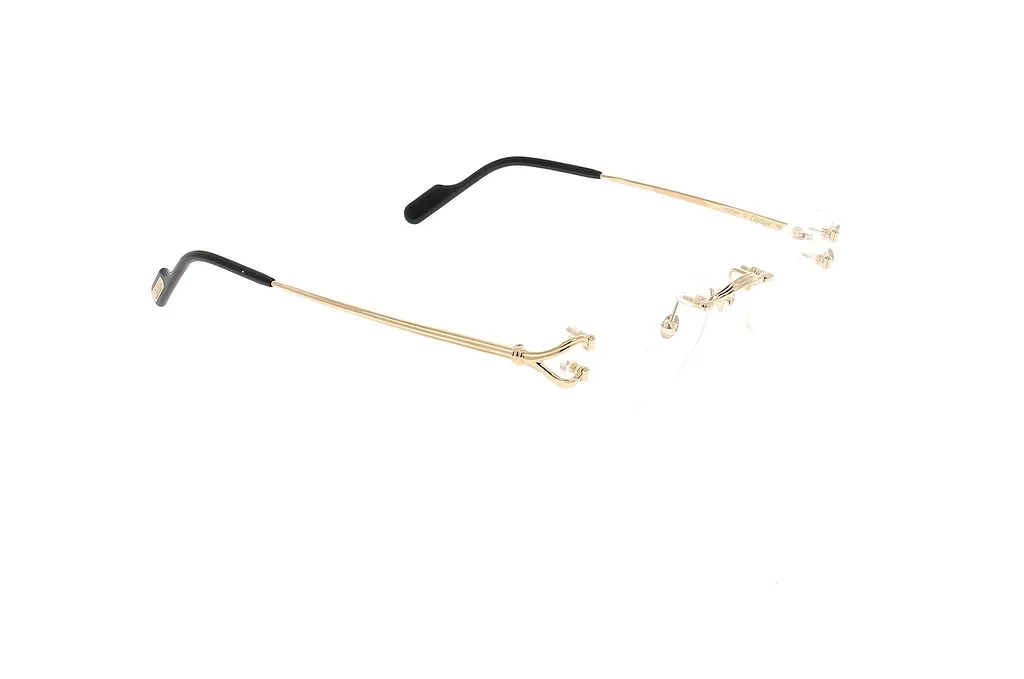 Cartier Rimless Rectangular Glasses