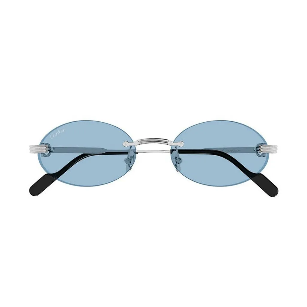 Cartier Rimless Round Sunglasses