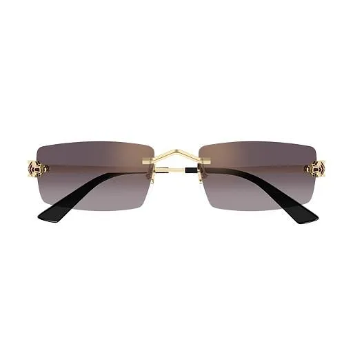 Cartier Rimless Rectangular Sunglasses