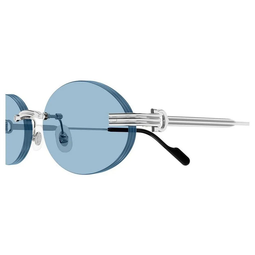 Cartier Rimless Round Sunglasses
