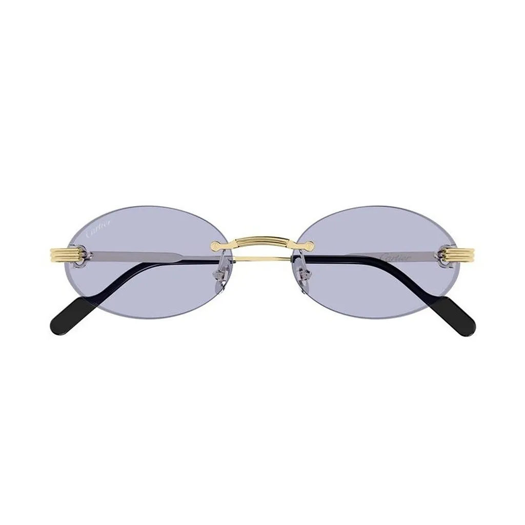 Cartier Rimless Round Sunglasses