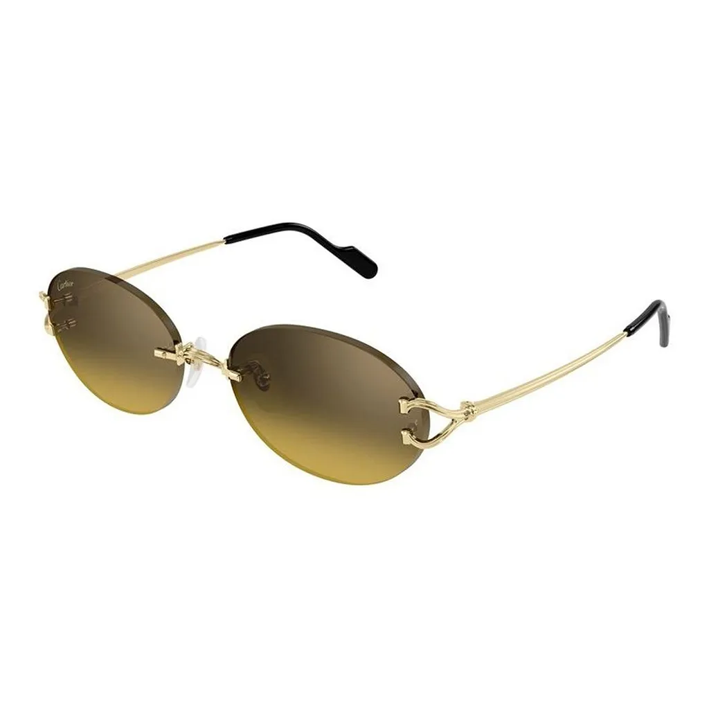 Cartier Rimless Round Sunglasses