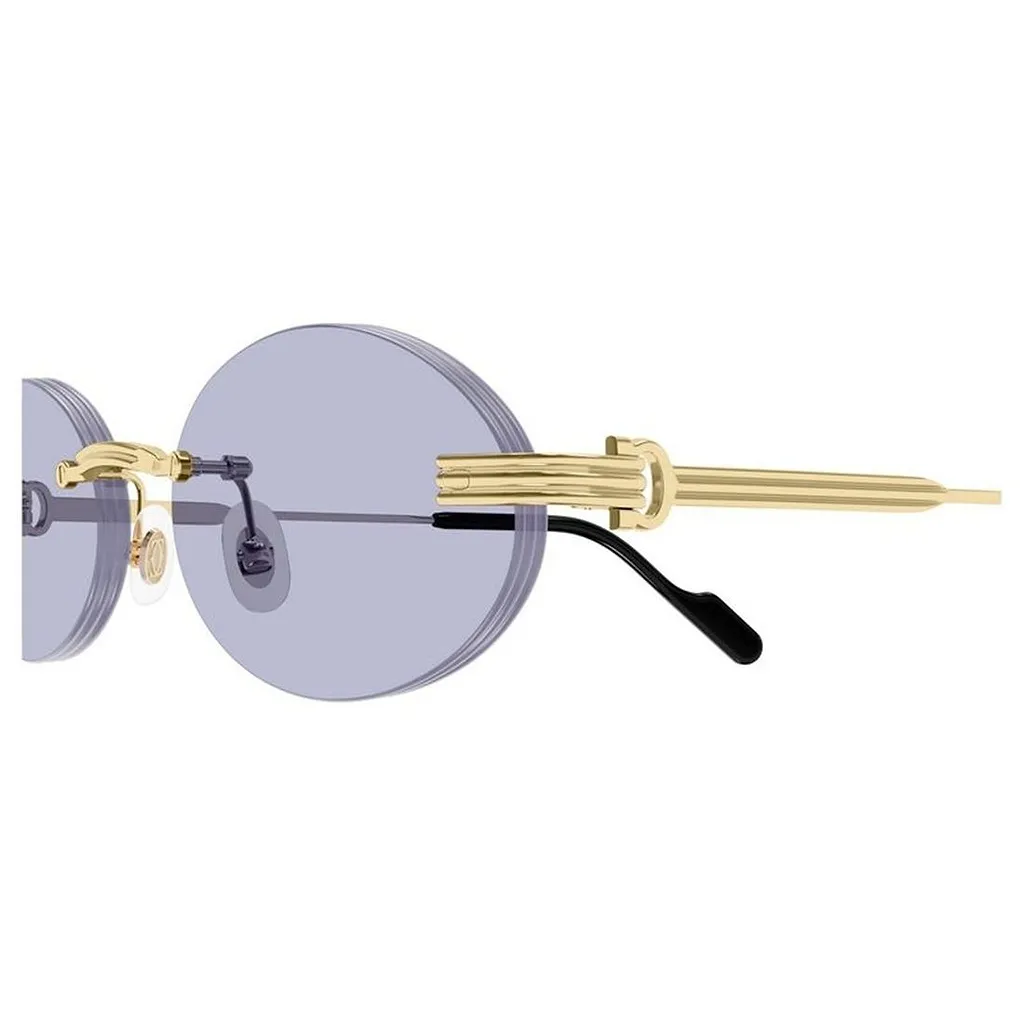 Cartier Rimless Round Sunglasses