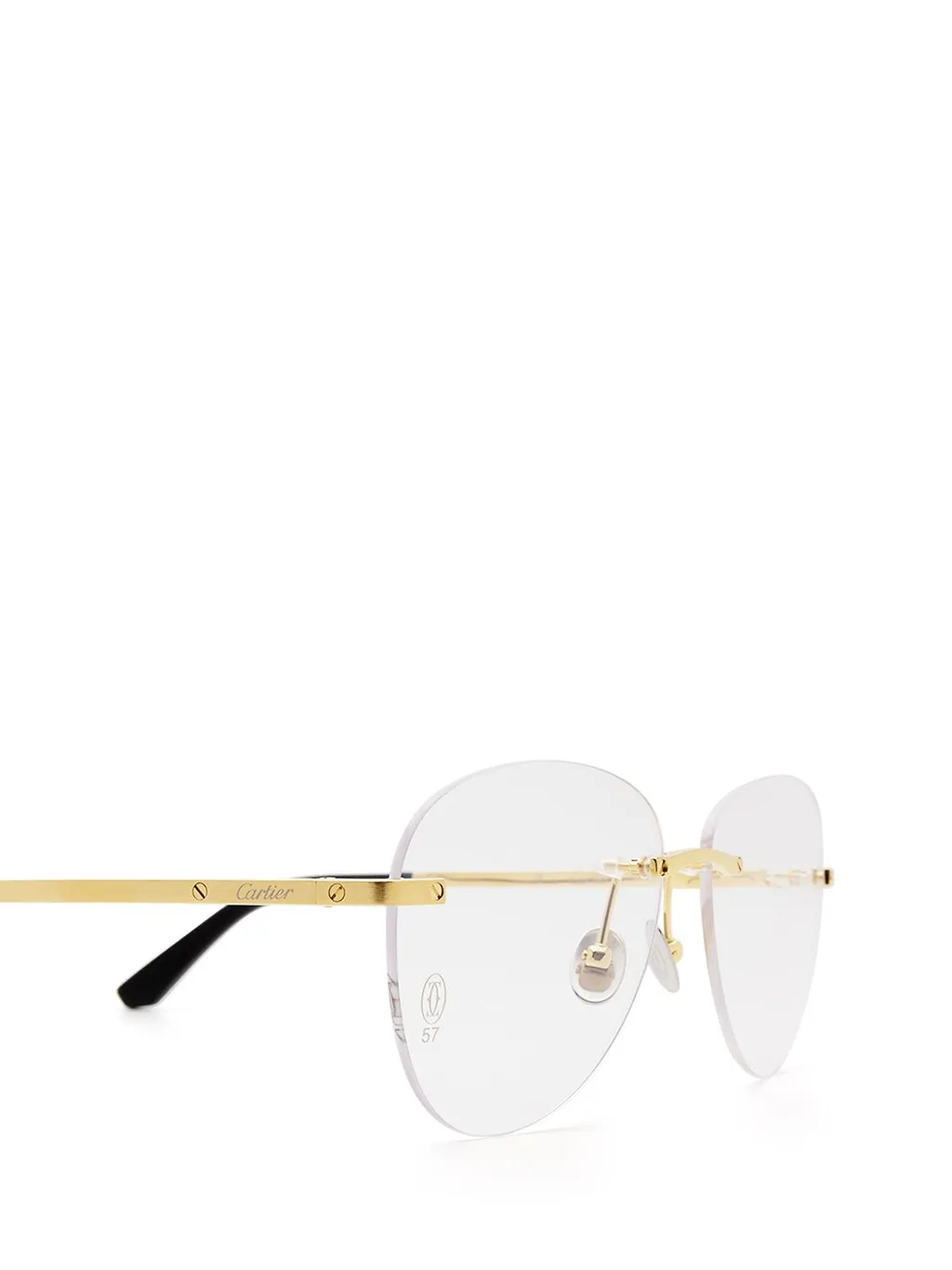 Cartier Round Rimless Glasses