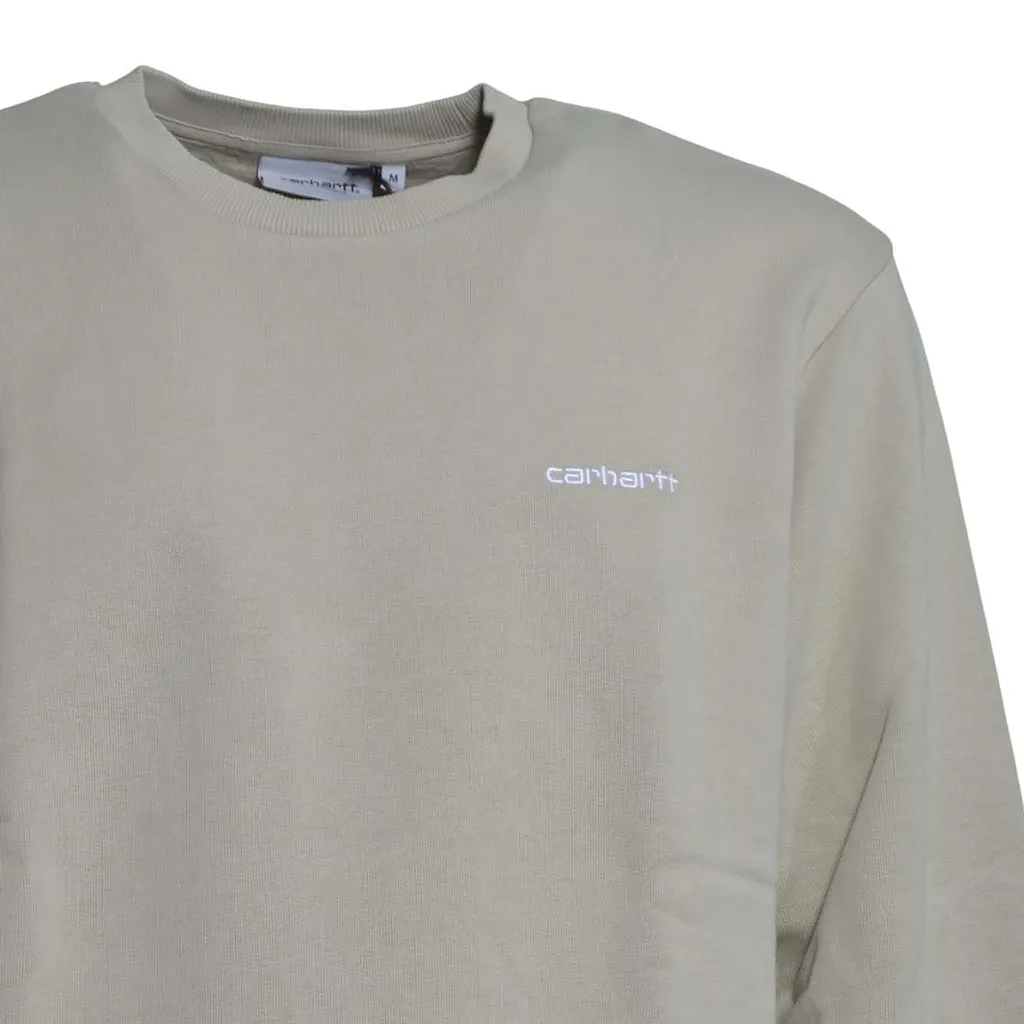 Carhartt Wip Script-Embroidered Crewneck Sweatshirt