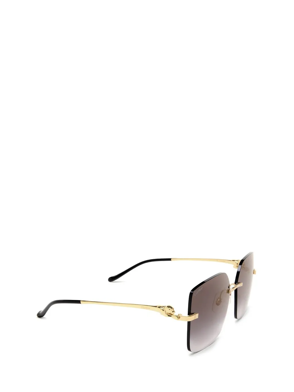Cartier Square Rimeless Sunglasses