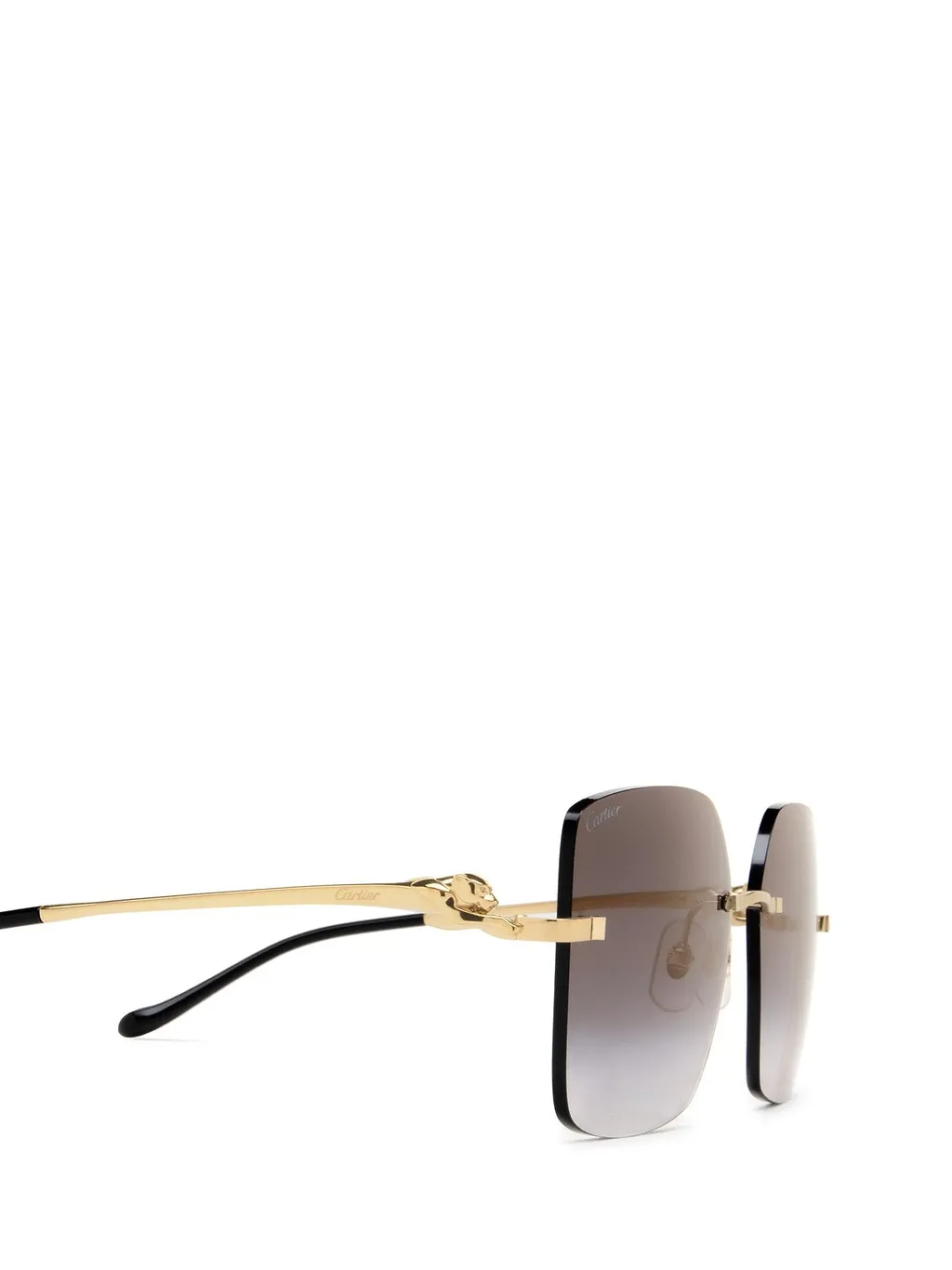 Cartier Square Rimeless Sunglasses