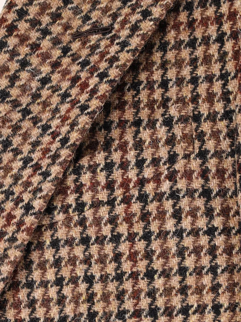 Caruso Aida Houndstooth Double-Breasted Coat