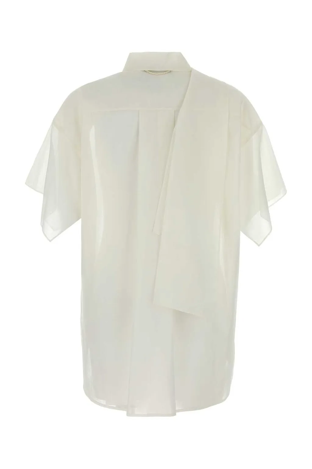 Carven Asymmetric Scarf Shirt