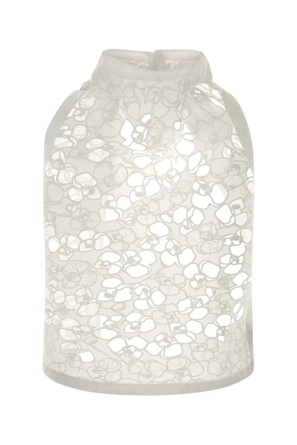 Carven Backless Lace Top