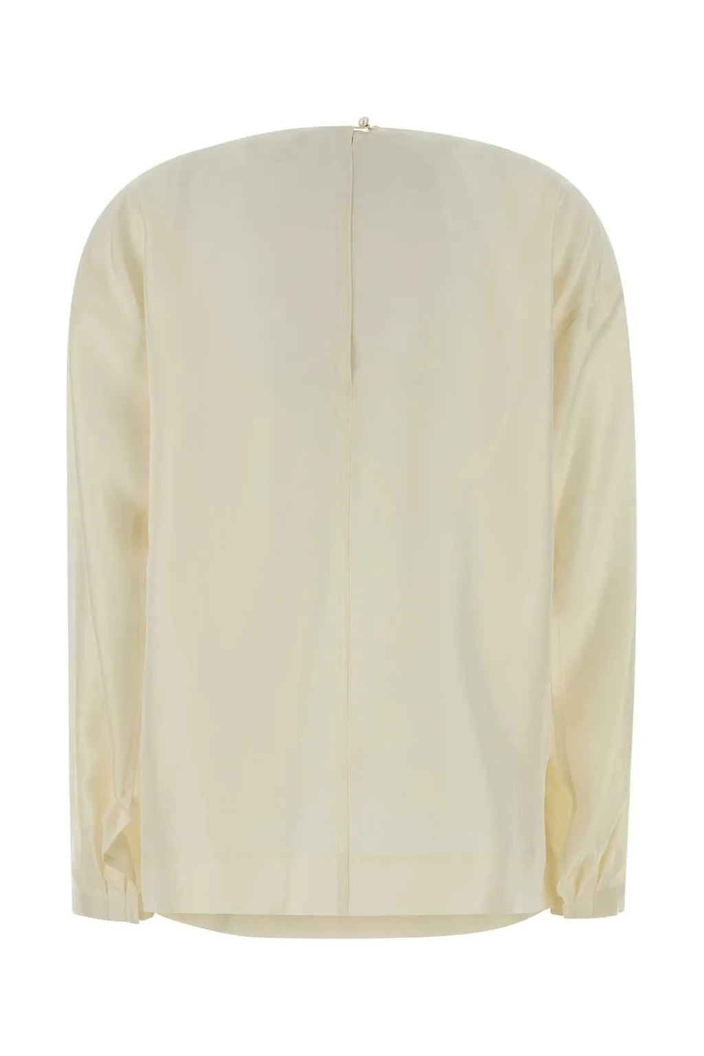 Carven Draped Long-Sleeve Top