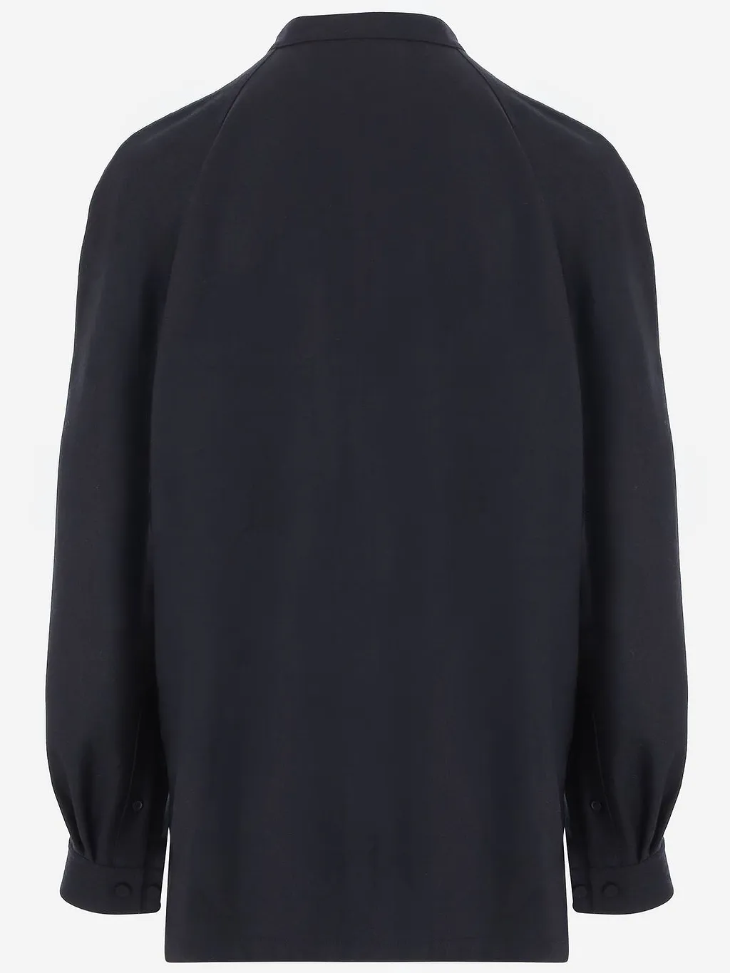 Carven Half-Placket Mandarin Collar Sweater