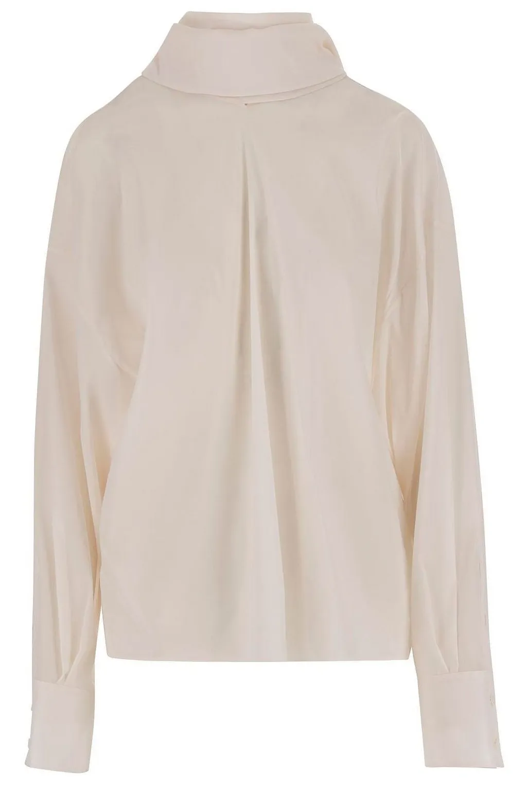 Carven Opera High-Neck Blouse