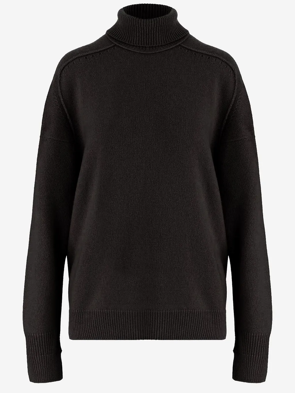 Carven Ribbed Turtleneck Knitted Sweater