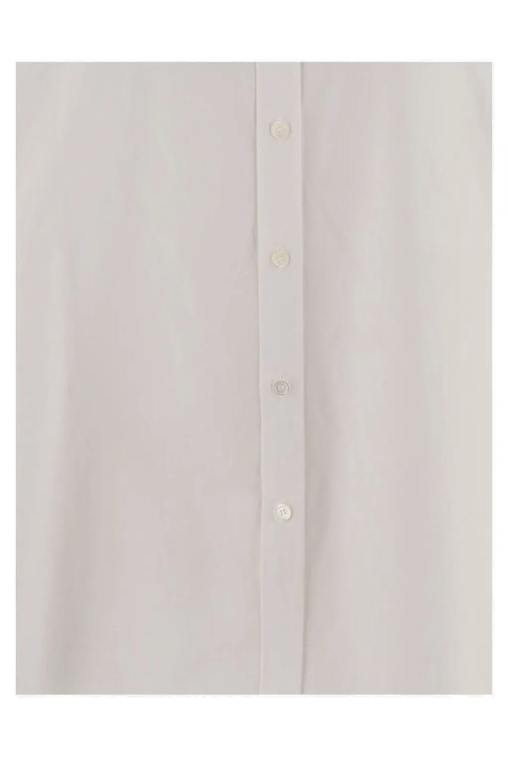 Carven Poplin Collarless Shirt