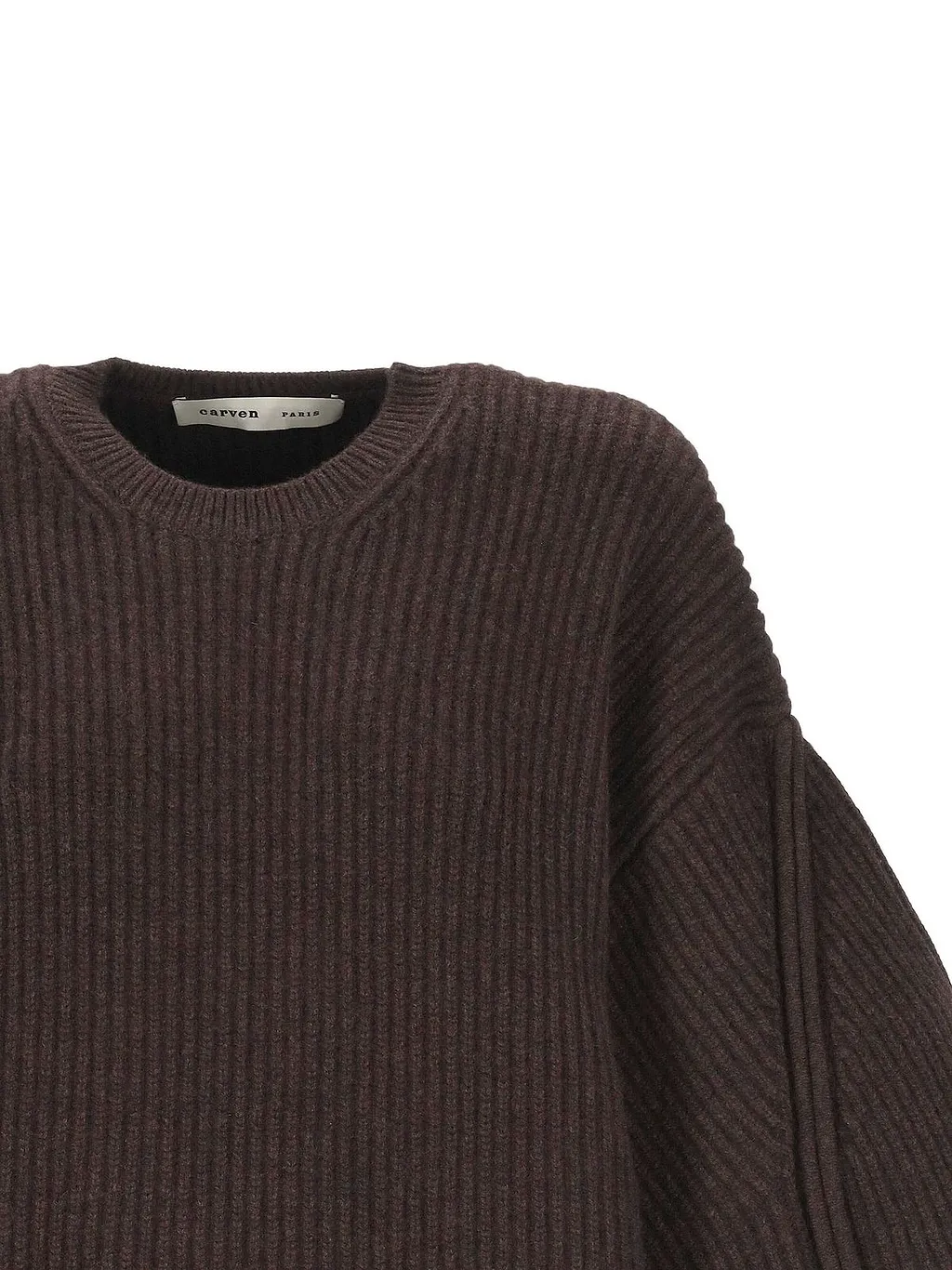 Carven Ribbed Knit Pullover