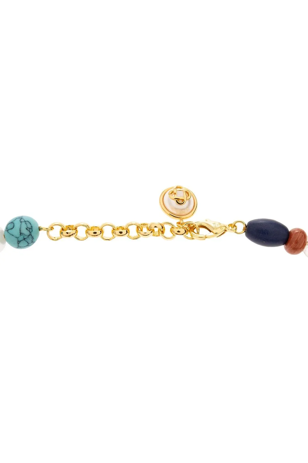 Beaded Medallion Short Necklace
