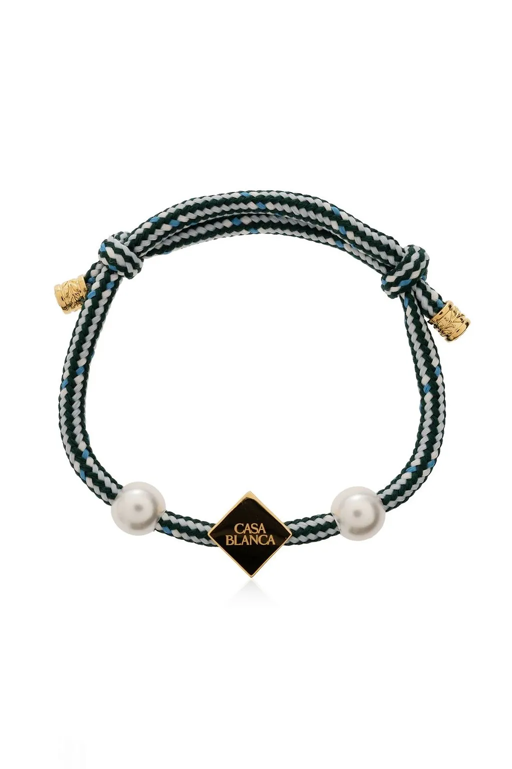 Casablanca Braided Cord Pearl Bracelet