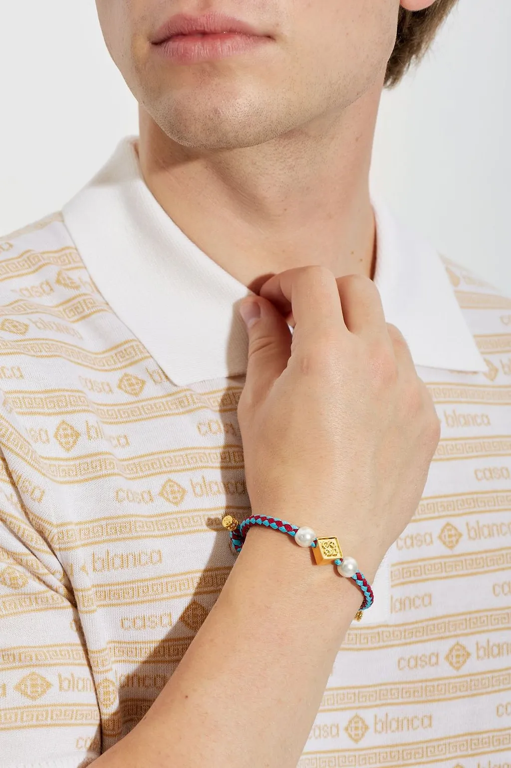 Casablanca Braided Bead Bracelet