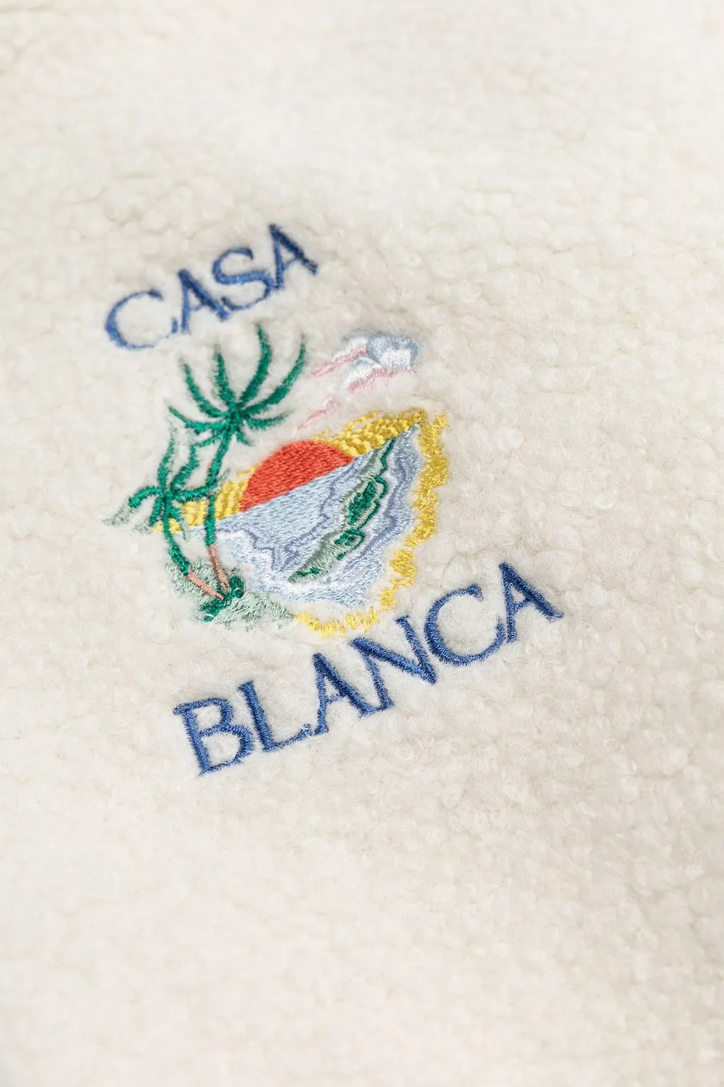 Embroidered Fleece Jacket