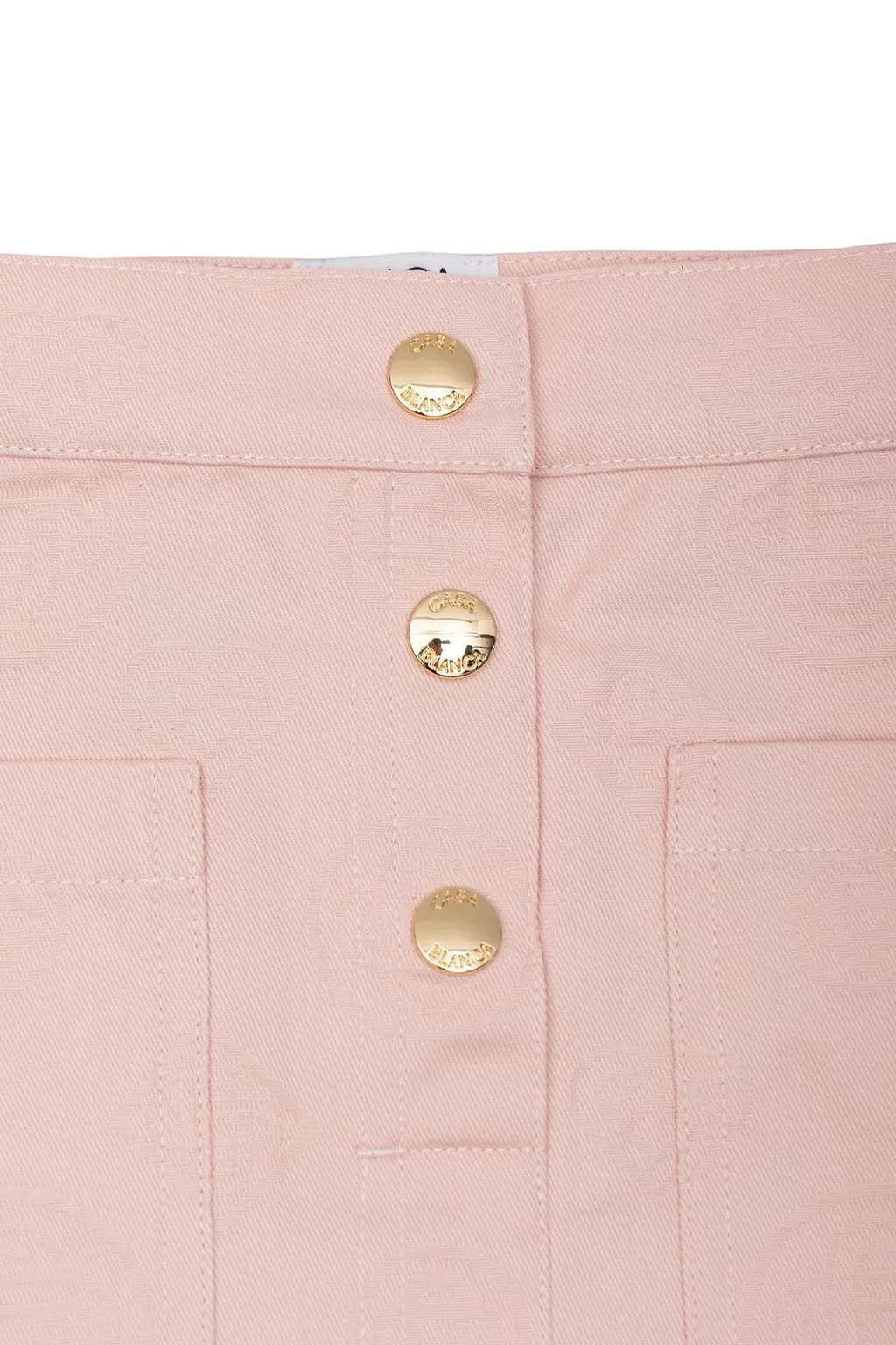 Logo Button Skirt
