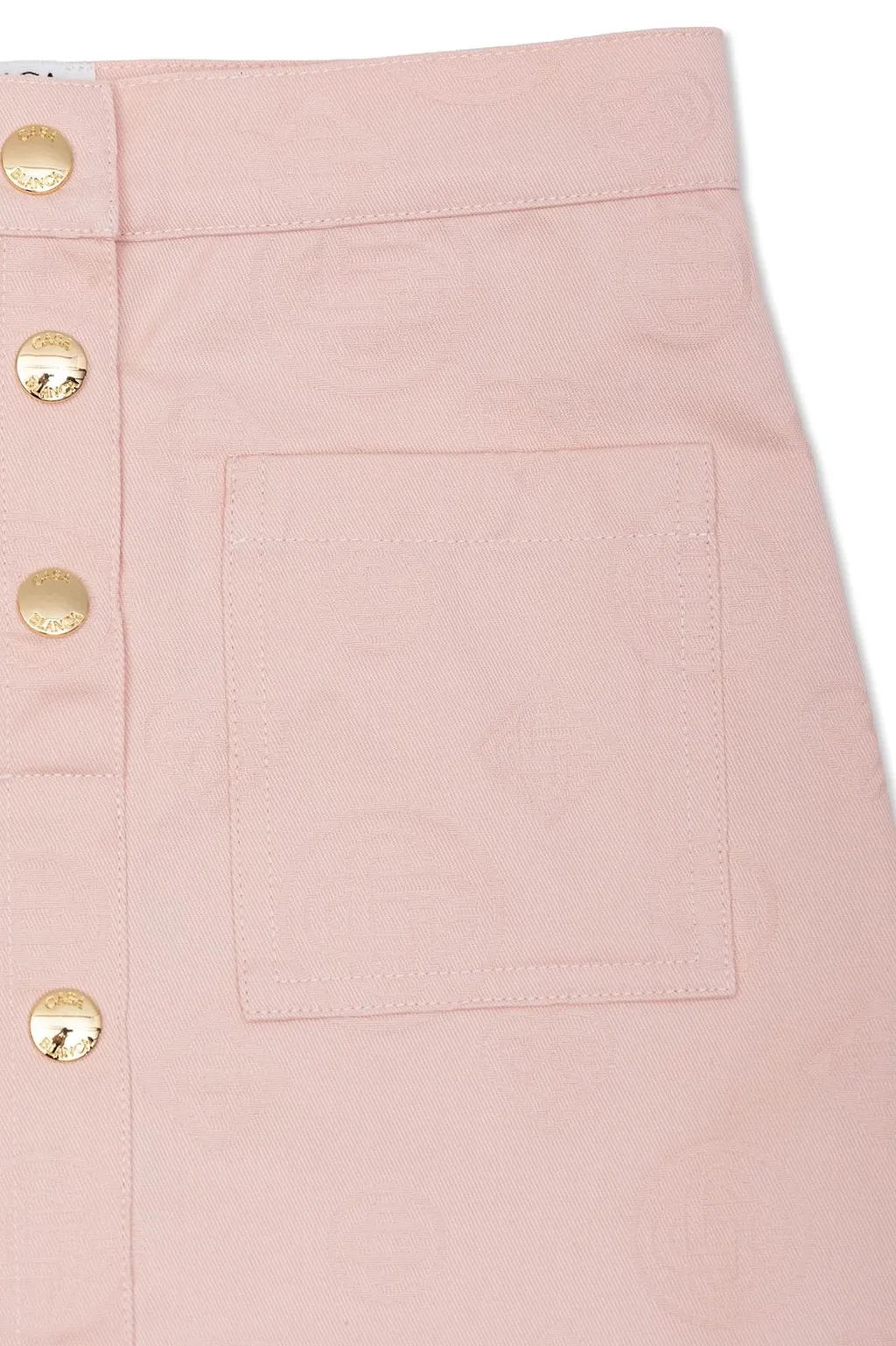 Logo Button Skirt