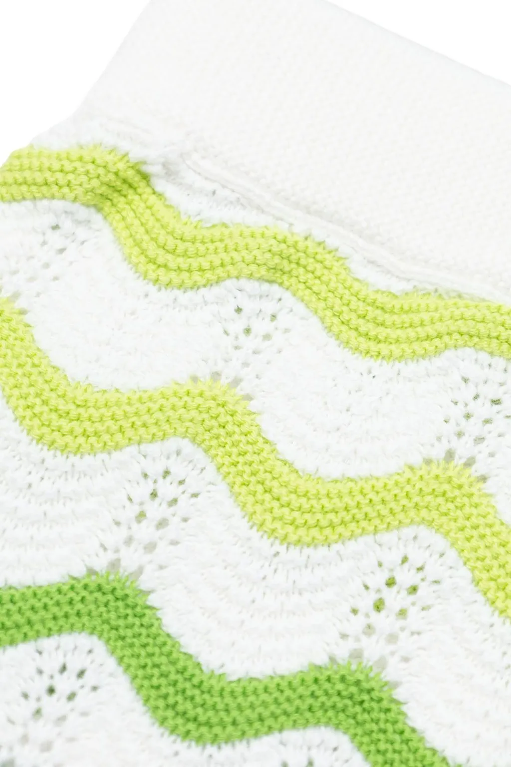 Casablanca Kids Logo Patch Wave Knitted Shorts