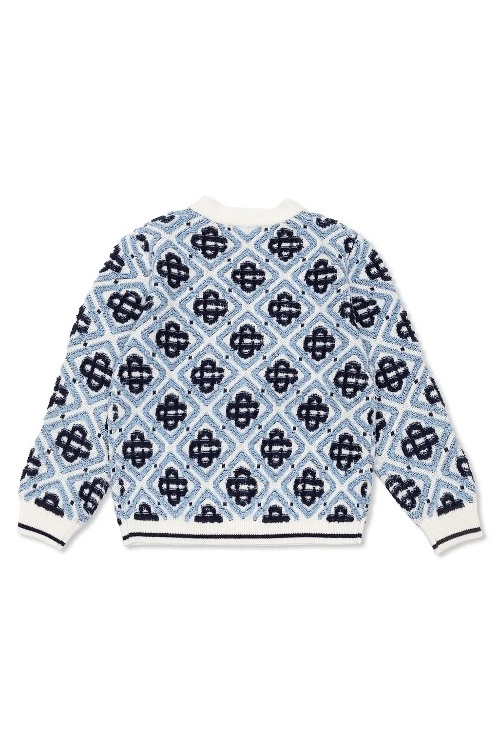 Casablanca Kids Monogram Knit Cardigan