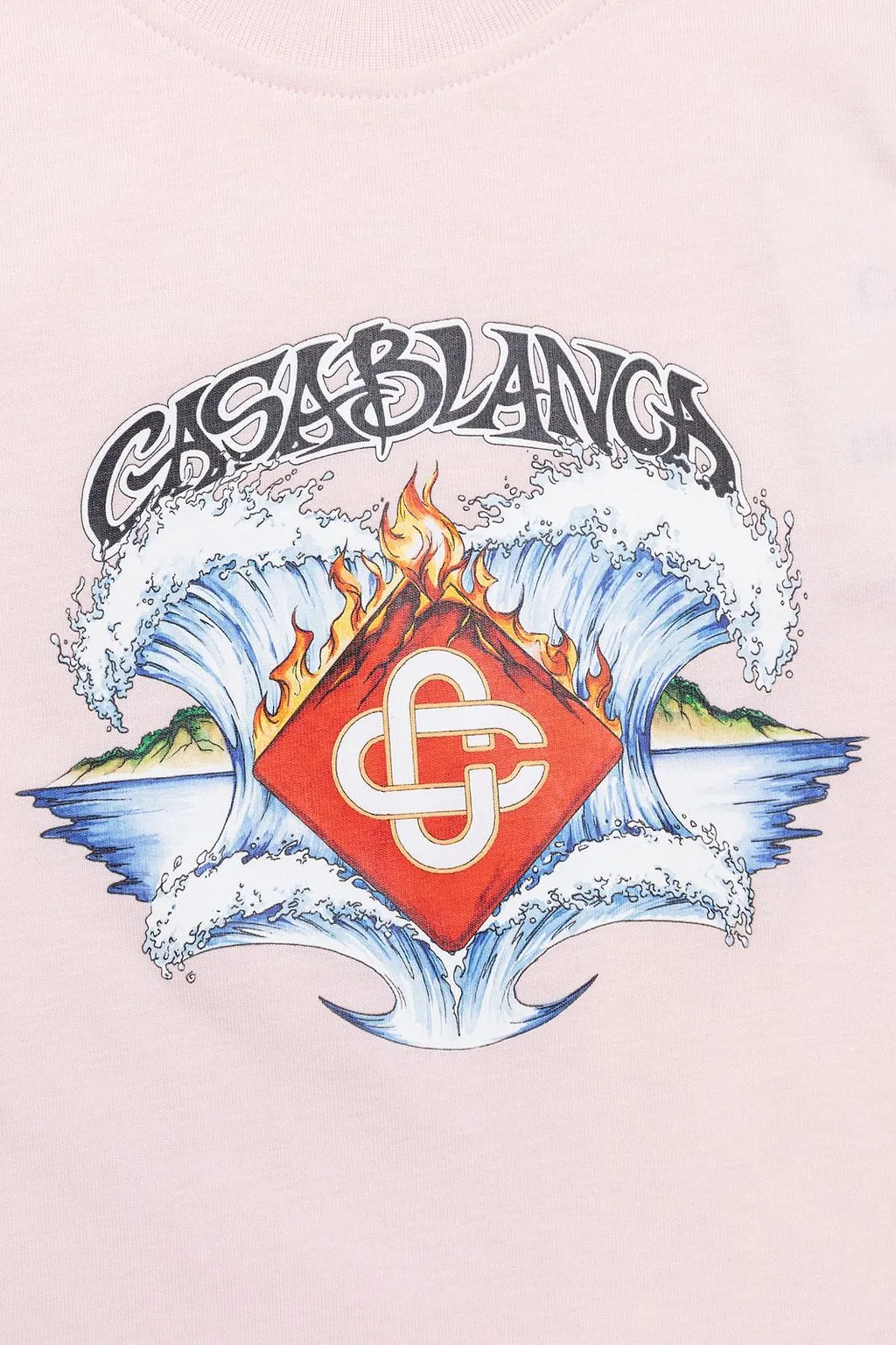 Casablanca Kids Logo Graphic T-Shirt