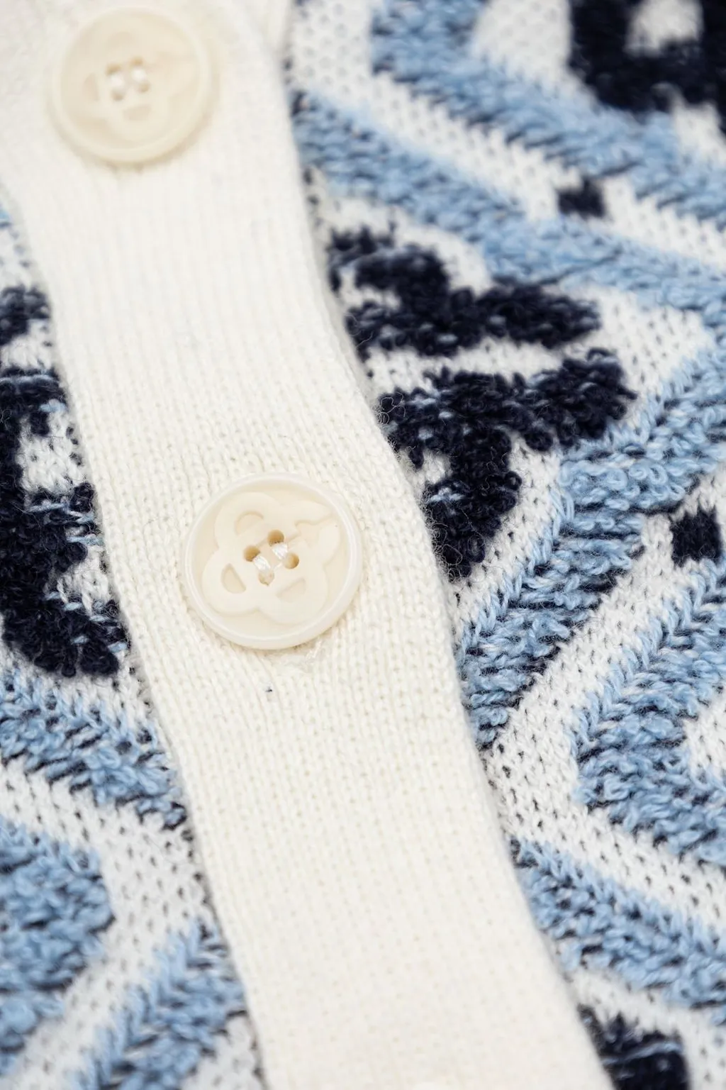 Casablanca Kids Monogram Knit Cardigan
