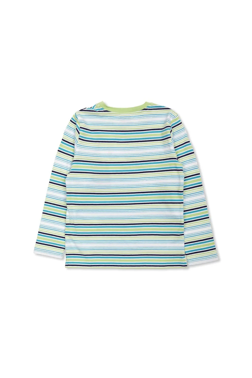 Casablanca Kids Logo Stripe Long Sleeve T-Shirt