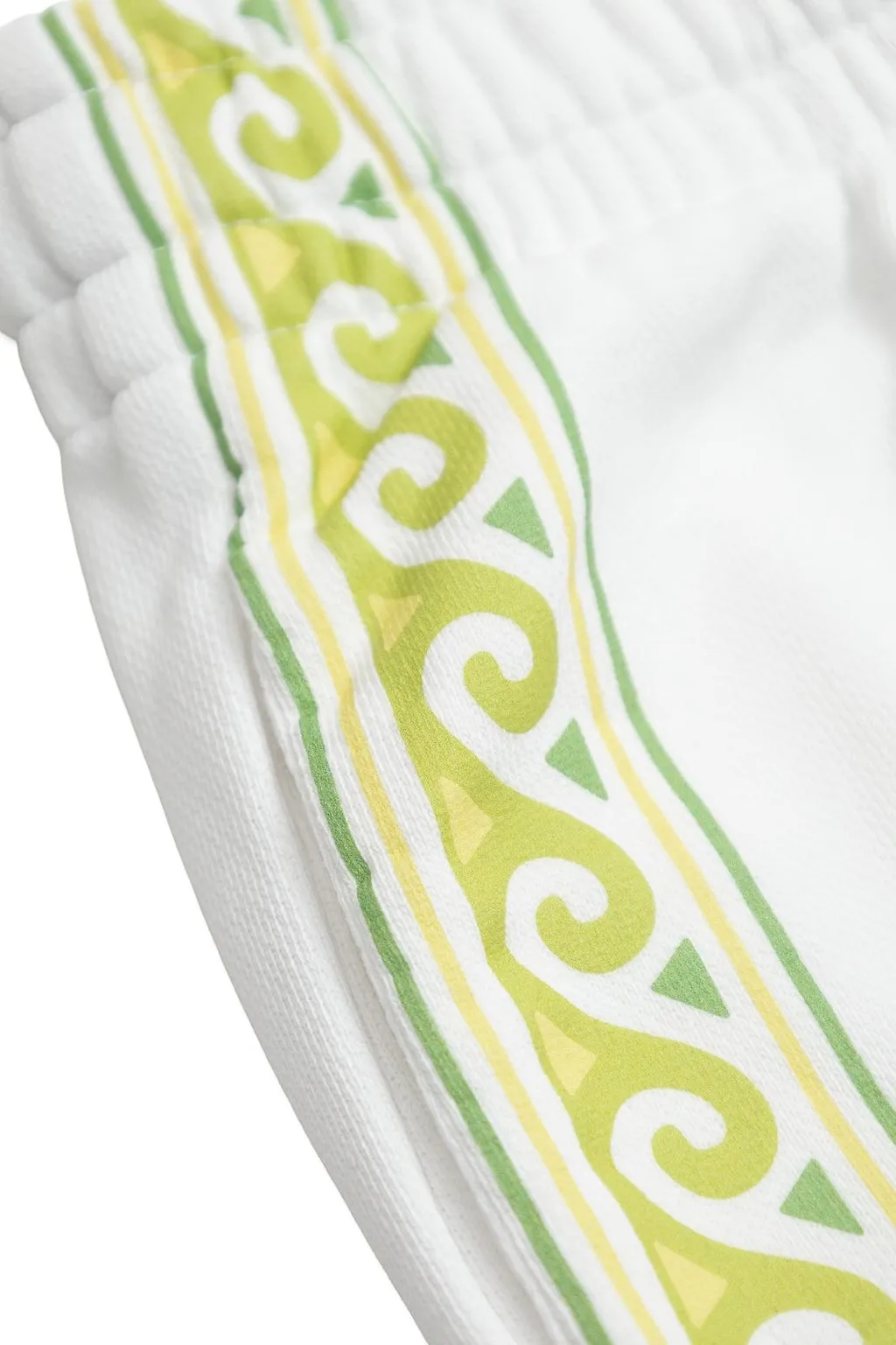 Casablanca Kids Pattern-Trim Sweatpants