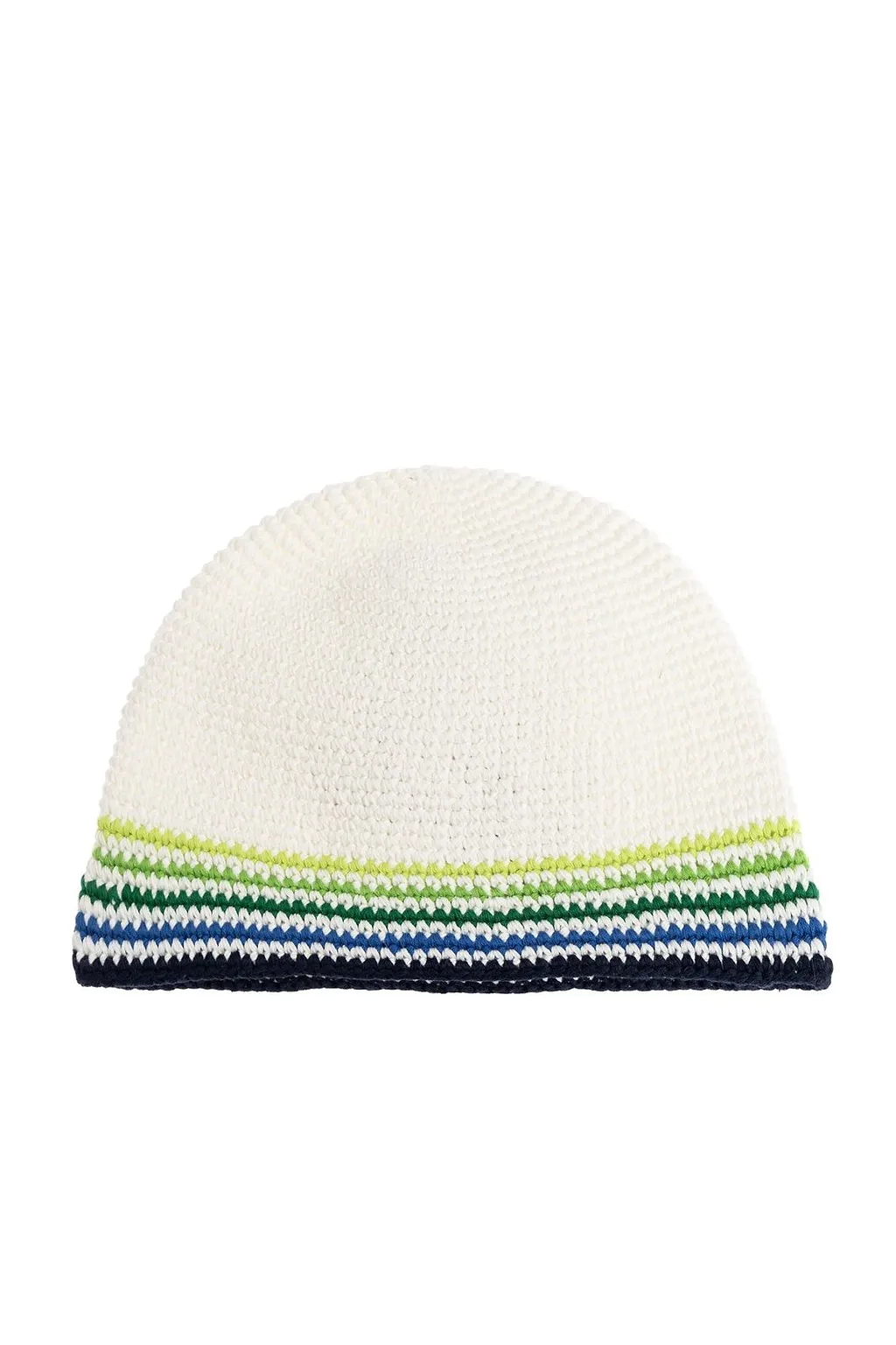 Casablanca Kids Striped Logo Patch Hat