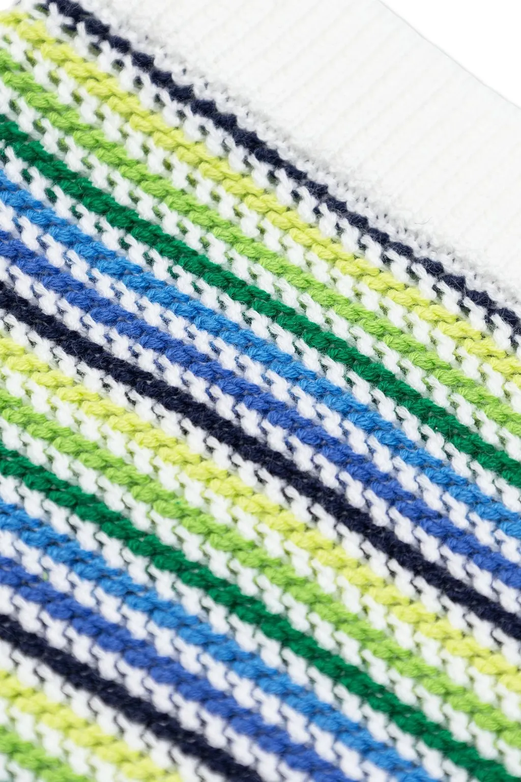 Casablanca Kids Striped Knitted Mini Skirt